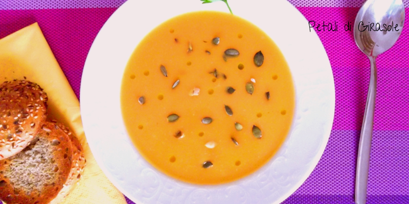 Crema di zucca e porri