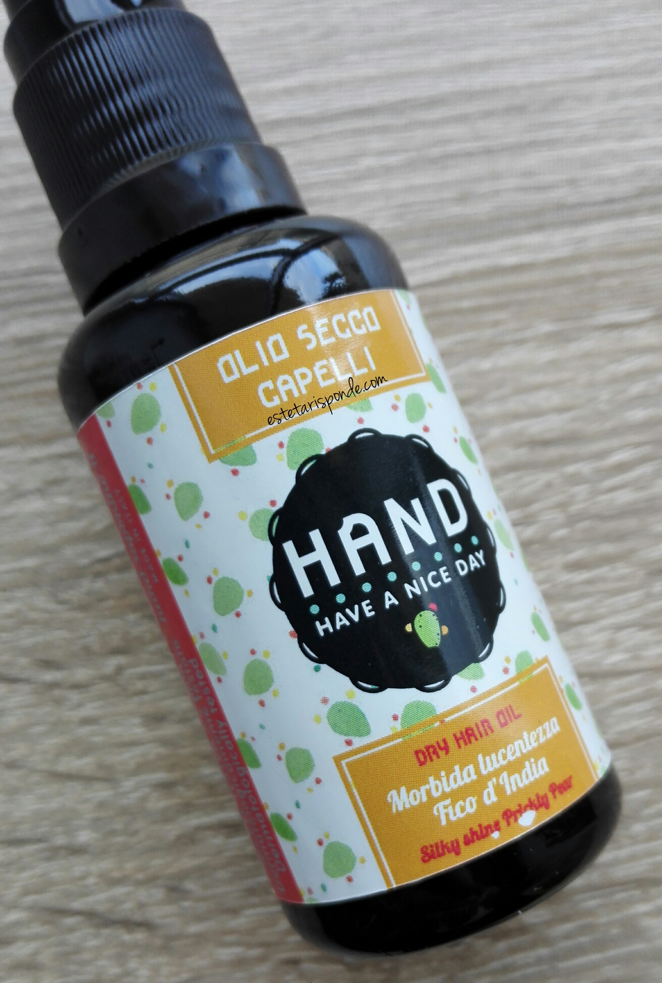 Hand Saponino olio secco per capelli anti crespo